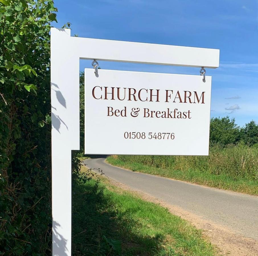 Church Farm Bed and Breakfast Thurlton Exteriör bild